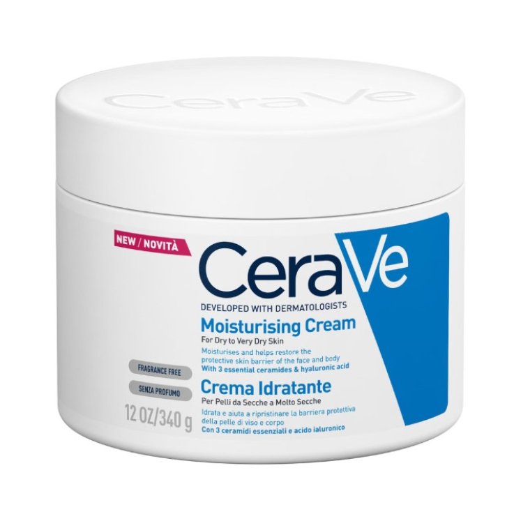 CeraVe Crema Idratante 340g -per pelli da secche a molto secche