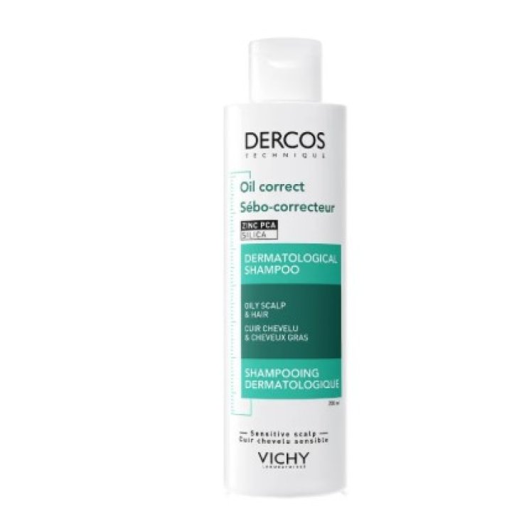DERCOS Shampoo Sebo-Regolatore 200ml &ndash; Per capelli grassi