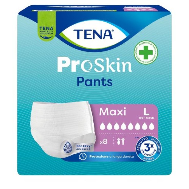 PANNOLONE A MUTANDINA TENA PANTS MAXI L 8 PEZZI