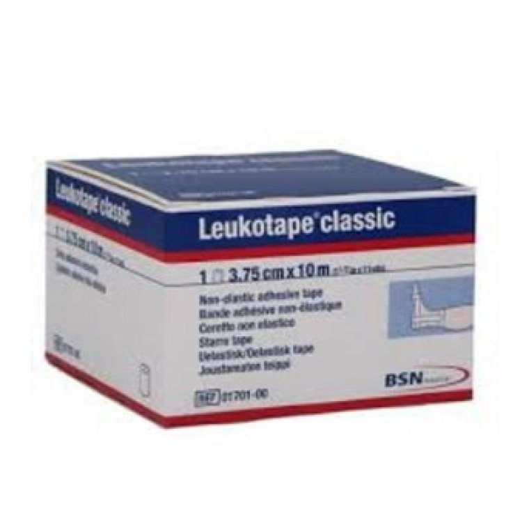 BENDA ANELASTICA ACTIMOVE LEUKOTAPE PER BENDAGGI FUNZIONALI3,75 CM X 10 M