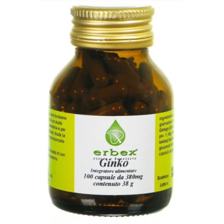 GINKGO BILOBA 100Cps430mgERBEX GINKGO BILOBA 100Cps430mgERBEX