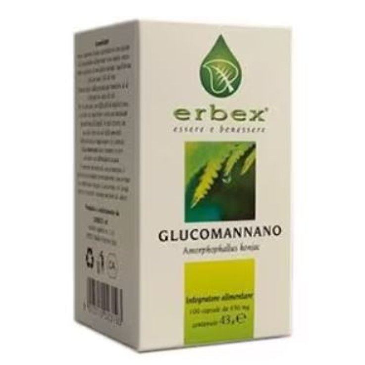 GLUCOMANNANO 100 Cps ERBEX GLUCOMANNANO 100 Cps ERBEX