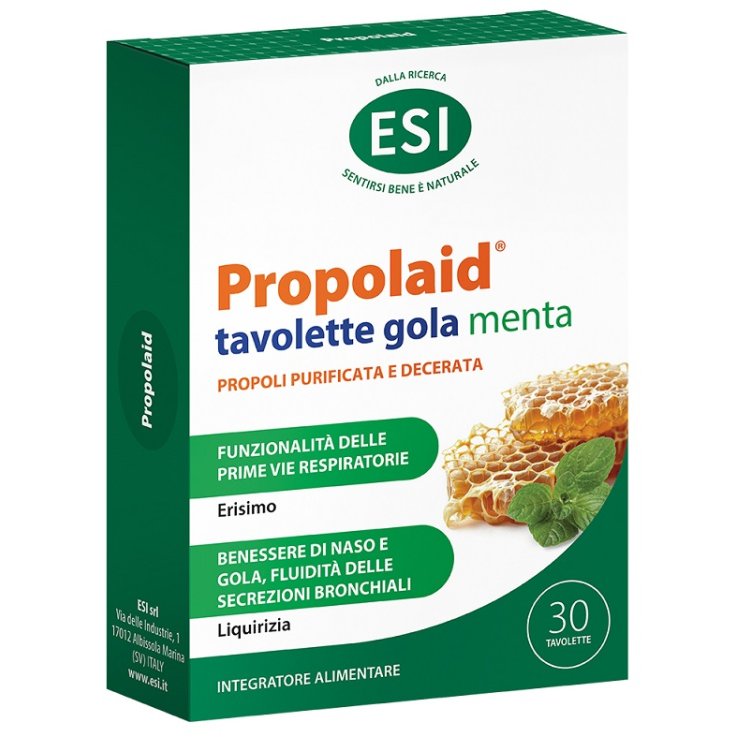 ESI PROPOLAID TAVOLETTE GOLA MENTA 30 TAVOLETTE