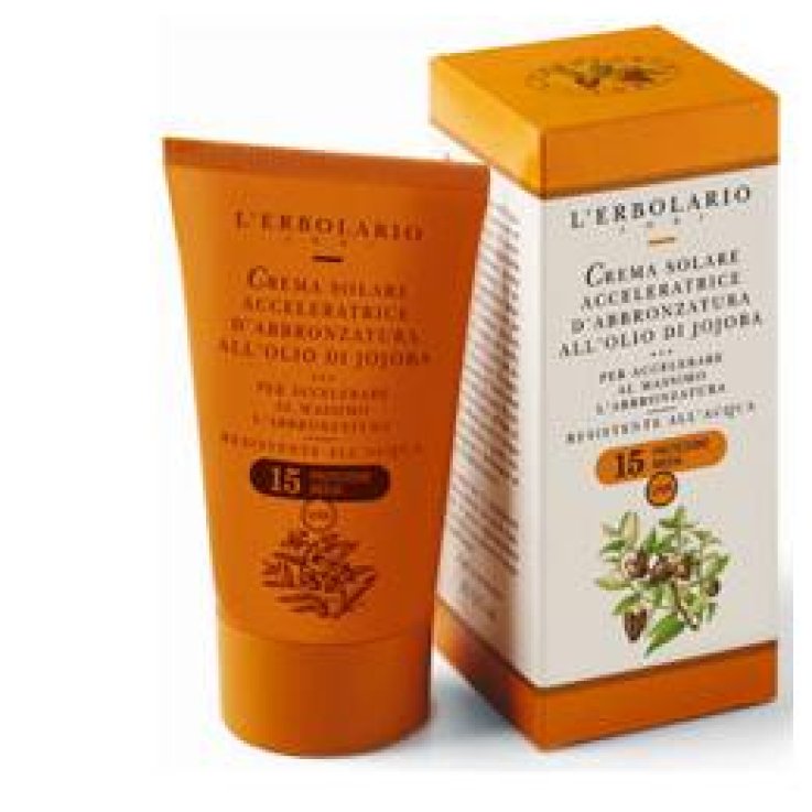 CREMA ACCELERATRICE D'ABBRONZATURA OLIO DI JOJOBA SPF15 125ML