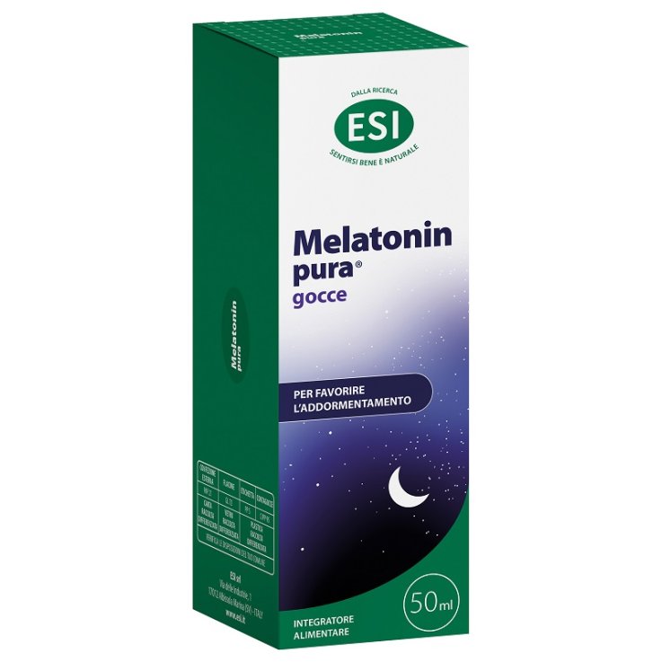 ESI MELATONIN PURA GOCCE 50 ML GUSTO ARANCIA ROSSA SENZA GLUTINE