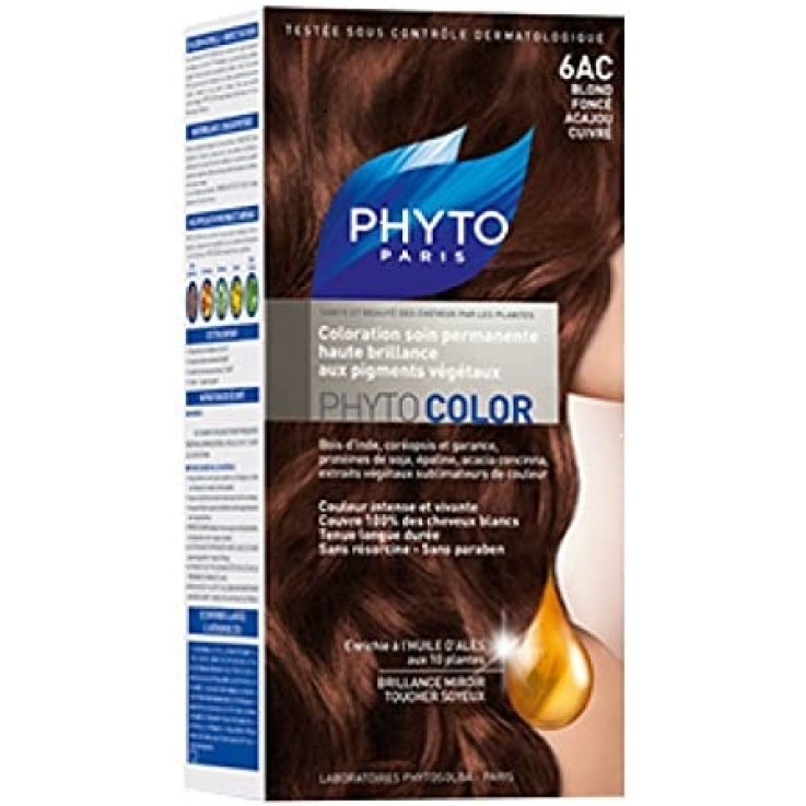 PHYTO PARIS PHYTOCOLOR 6AC BIONDO SCURO MOGANO RAMATO