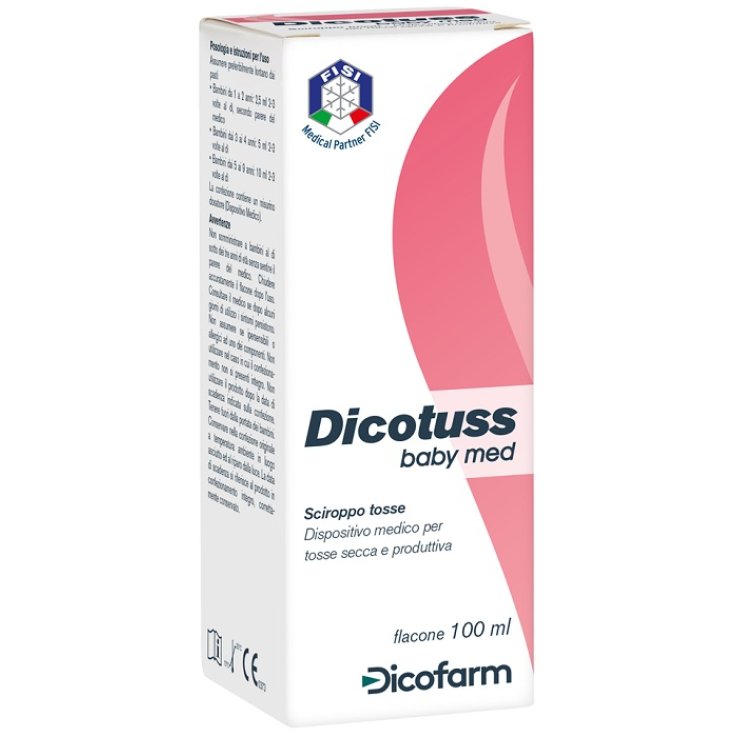 SCIROPPO TOSSE DICOTUSS BABY MED 100 ML GUSTO FRAGOLA DI BOSCO