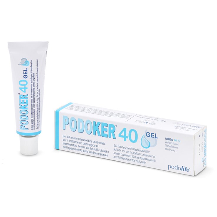 PODOKER 40 GEL AZIONE CHERATOLITICA TUBO DA 30 ML CON APPLICATORE