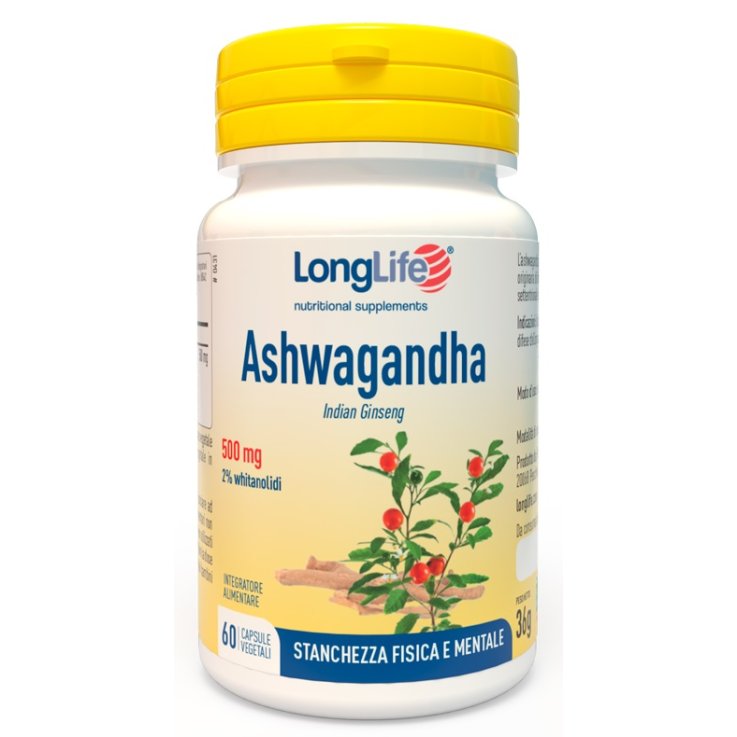 LONGLIFE ASHWAGANDHA 60 Cps LONGLIFE ASHWAGANDHA 60 Cps