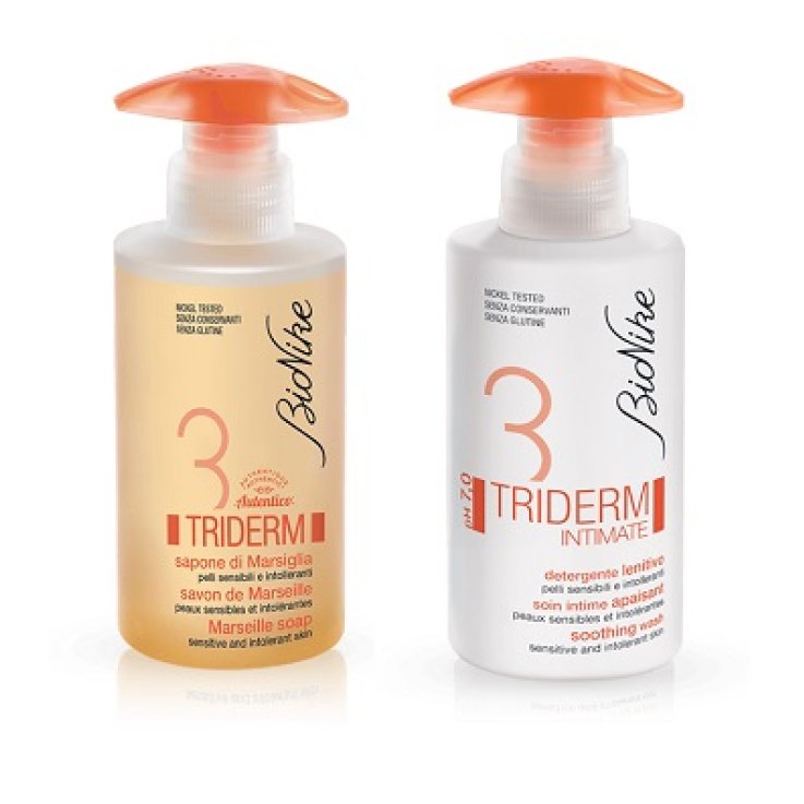 TRIDERM BIPACK SAPONE MARSIGLIA+INTIMATE DETERGENTE LENITIVO2 FLACONI 250 ML