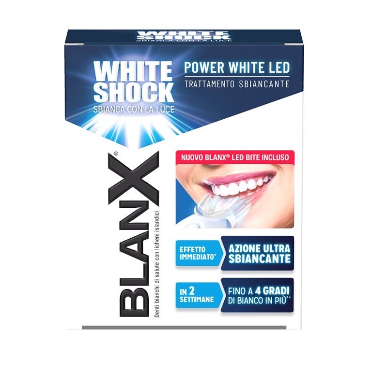 BLANX WHITE SHOCK TRATTAMENTO SBIANCANTE POWER WHITE 30 ML +LED BITE