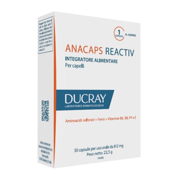 ANACAPS REACTIV DUCRAY 30 CAPSULE 2017 ANACAPS REACTIV DUCRAY 30 CAPSULE 2017