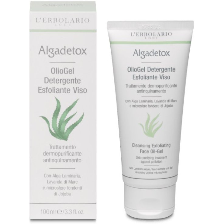 ALGADETOX OLIOGEL DETERGENTE ESFOLIANTE VISO TRATTAMENTO DERMOPURIFICANTE ANTINQUINAMENTO 100 ML