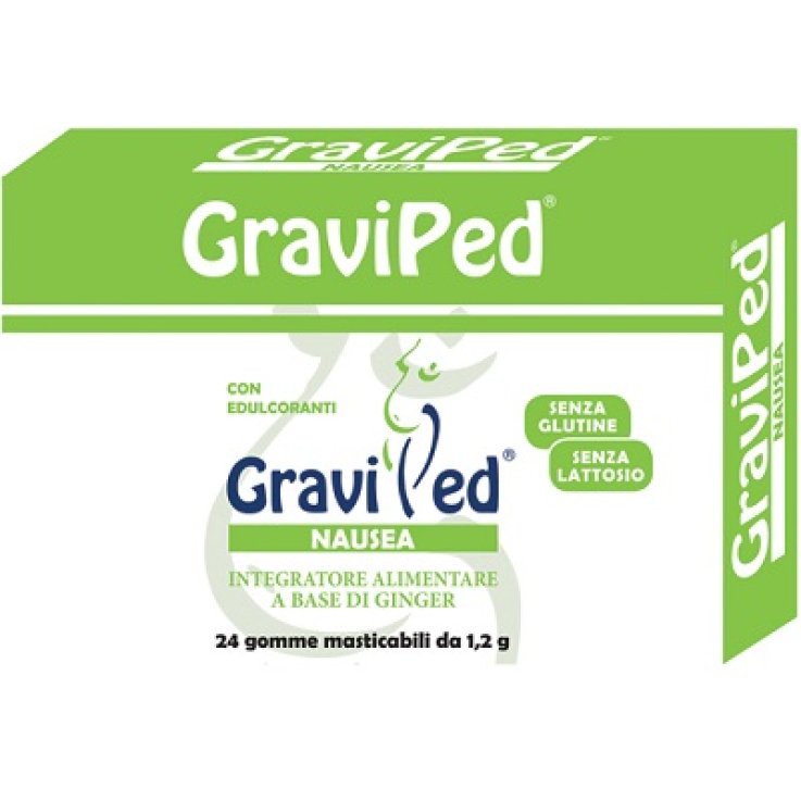 GRAVIPED NAUSEA 24 CHEWING GUM 1,2 G