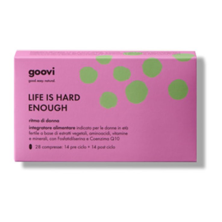 GOOVI LIFE IS HARD ENOUGH RITMO DI DONNA 28 COMPRESSE