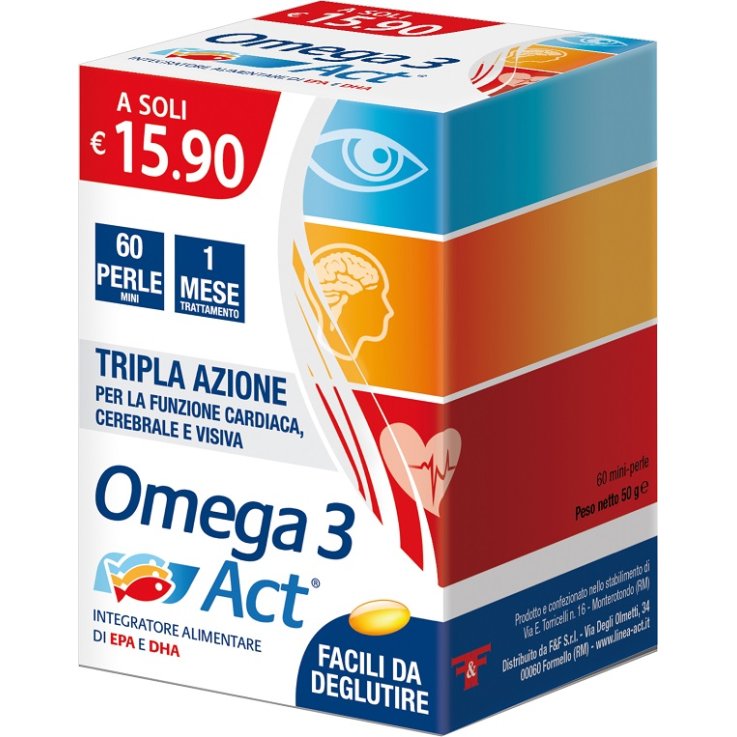 OMEGA 3 ACT 60 Perle 540mg OMEGA 3 ACT 60 Perle 540mg