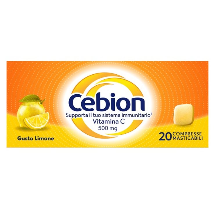 CEBION Mast.Limone  500mg20Cpr