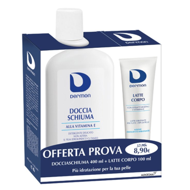 DERMON BIPACCO BAGNODOCCIA VIT E 400 ML + LATTE CORPO 100 ML