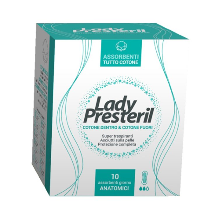 LADY PRESTERIL ANATOMICO POCKET 10 PEZZI