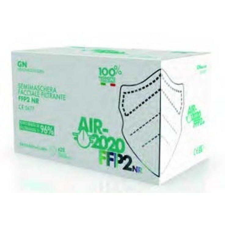 AIR-2020 SEMIMASCHERA FFP2 20 PEZZI BIANCA