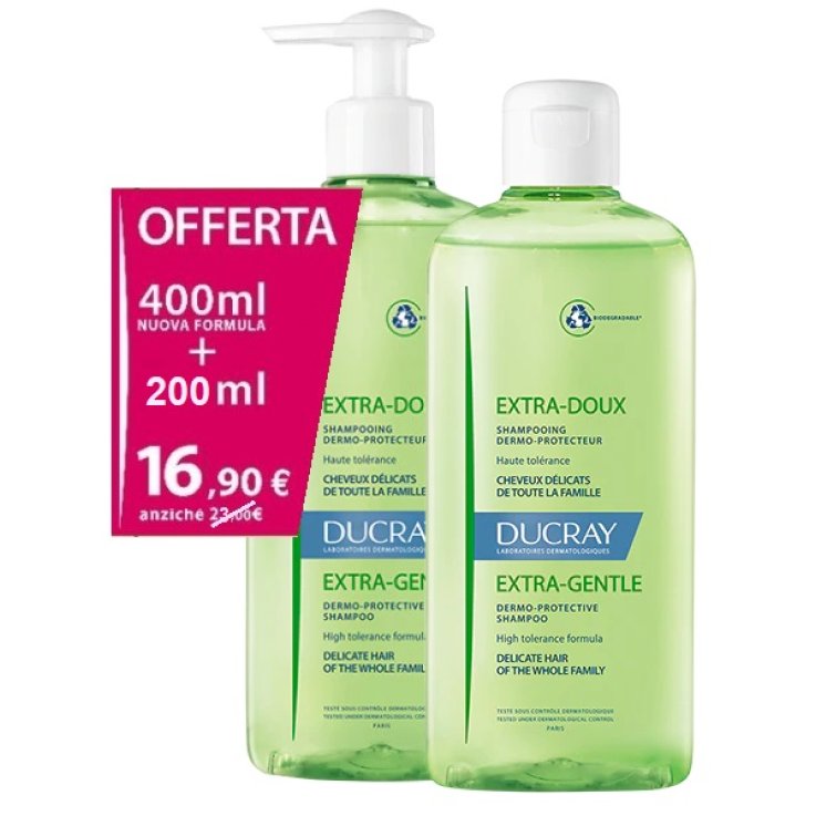 EXTRA DELICATO SHAMPOO DERMOPROTETTIVO 400 ML + 200 ML BIPACK