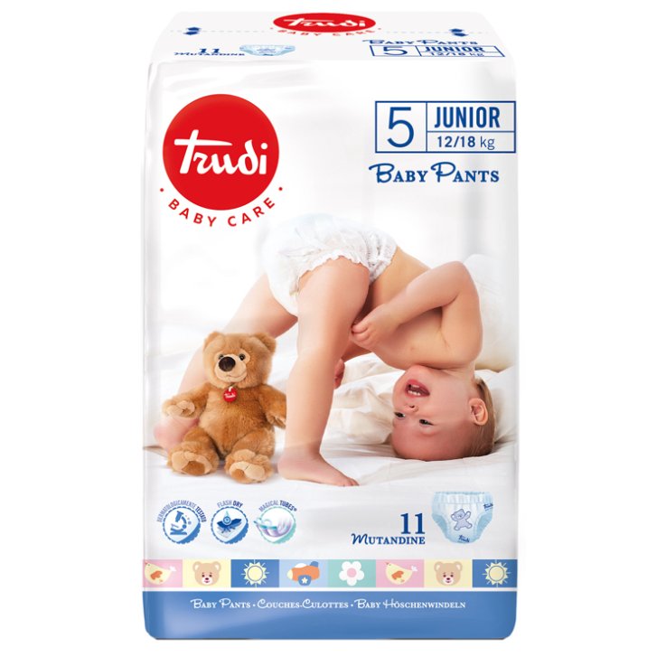 TRUDI BABY CARE PANTS JUNIOR 12/18 KG 11 PEZZI