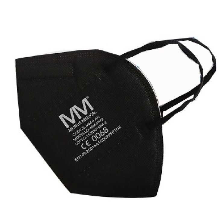 MUNUS MEDICAL RESPIRATORE FFP2 NR CLASSE III NERO