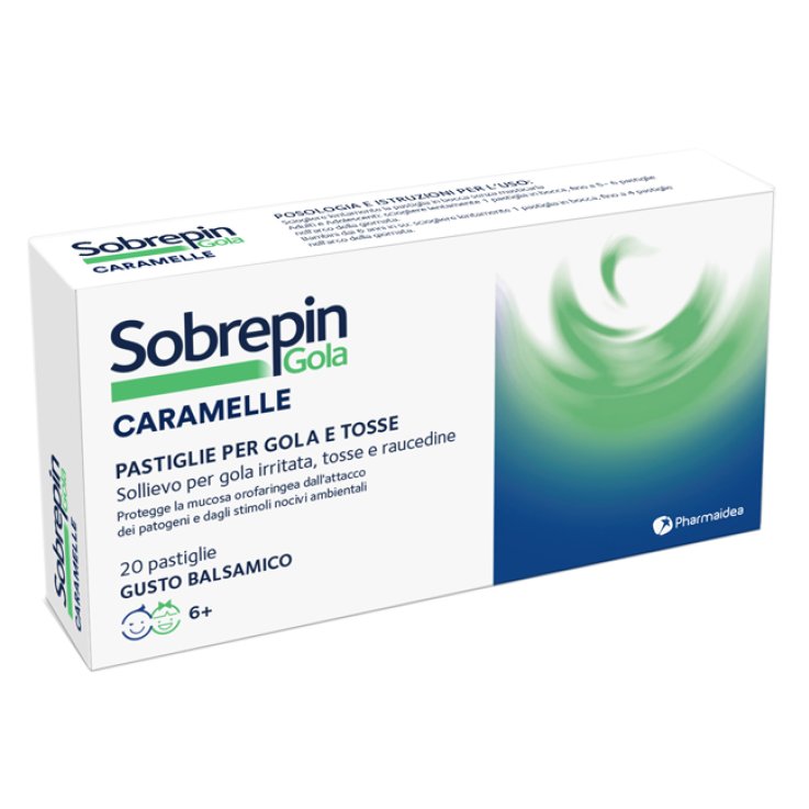 SOBREPIN GOLA CARAMELLE 20 PASTIGLIE GUSTO BALSAMICO