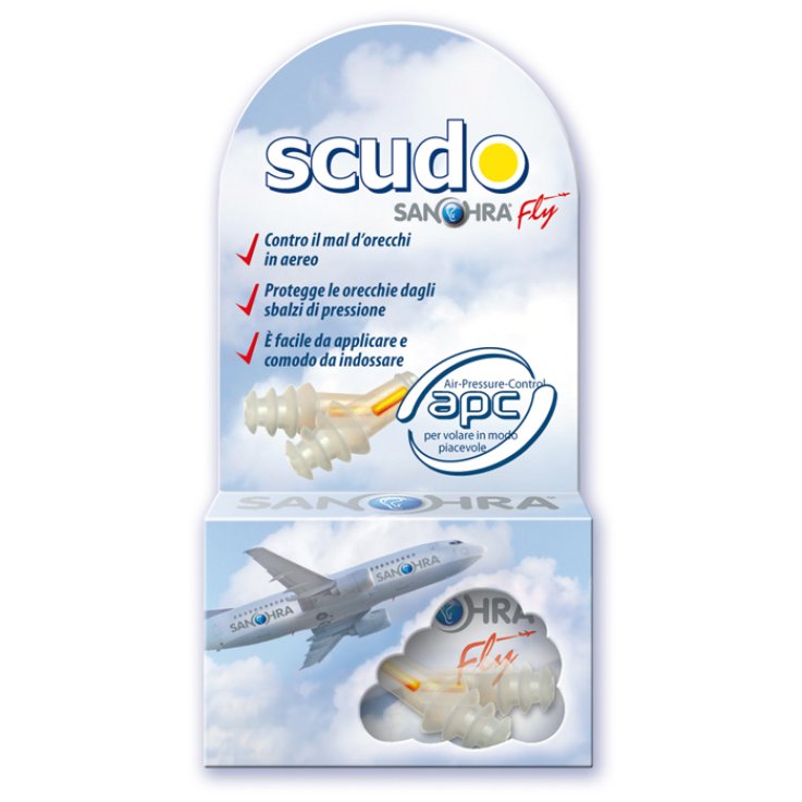 SCUDO SANOHRA FLY FILTRO AURICOLARE 2 PEZZI