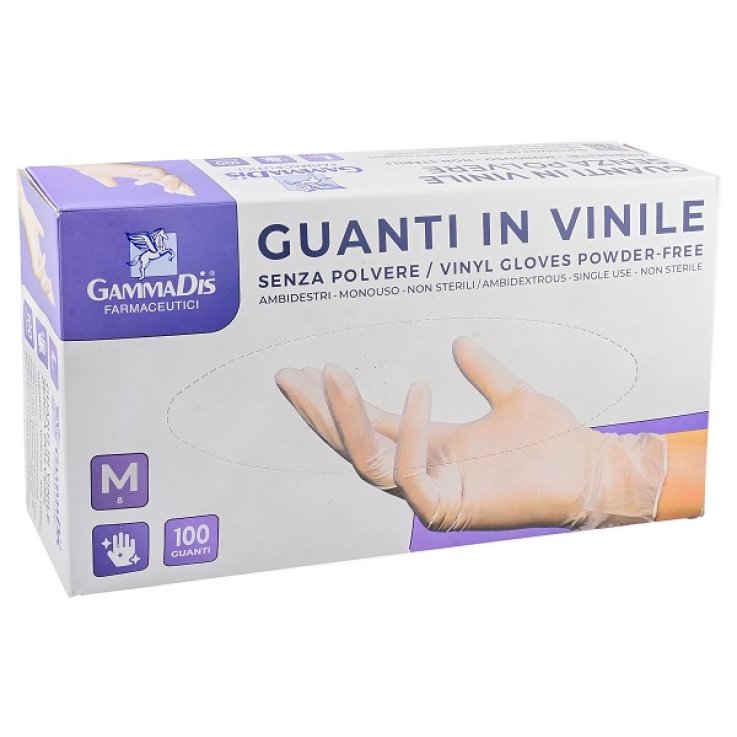 GAMMADIS Guanti Vinile S 100pz