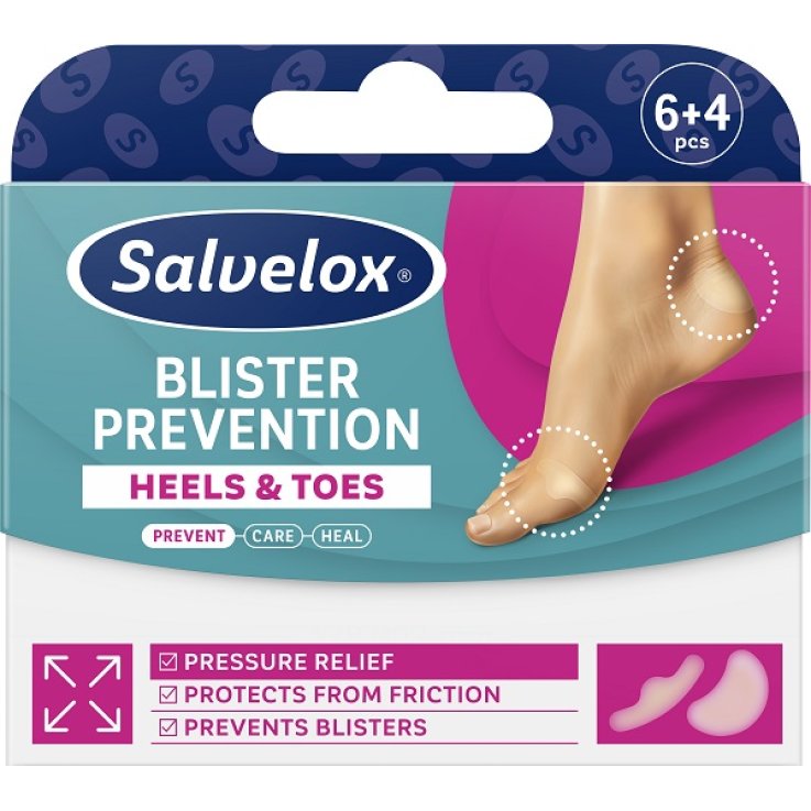 CEROTTO VESCICHE SALVELOX BLISTER PREVENTION MIX 6+4 PEZZI PH