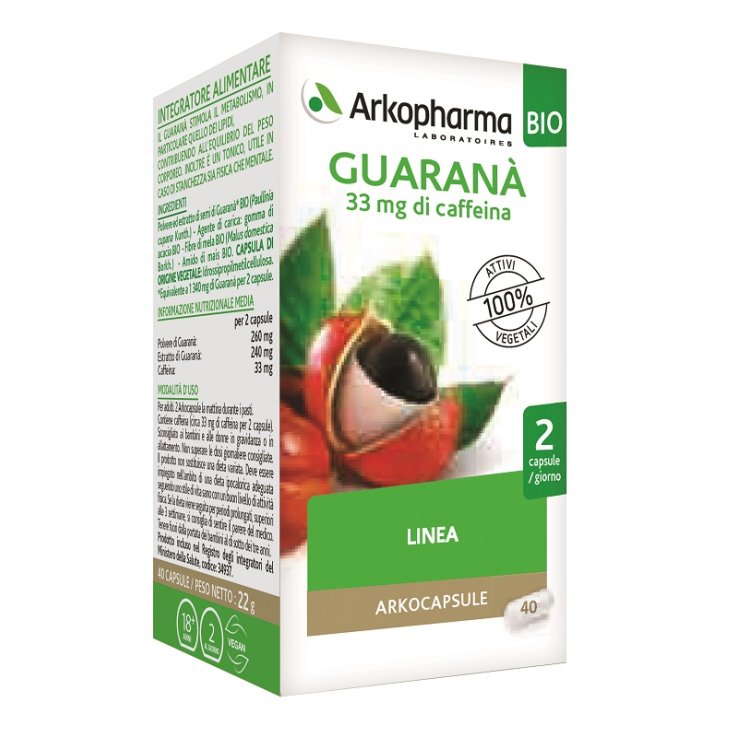 ARKOCPS Guarana Bio 40 Cps ARKOCPS Guarana Bio 40 Cps