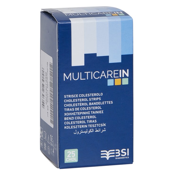 STRISCE MISURAZIONE GLICEMIA MULTICARE IN GLUCOSIO ELETTRODO50 PEZZI