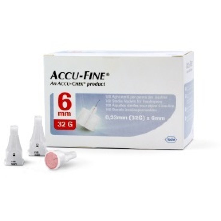 ACCUFINE Ago Ins.32g 6mm 100pz ACCUFINE Ago Ins.32g 6mm 100pz
