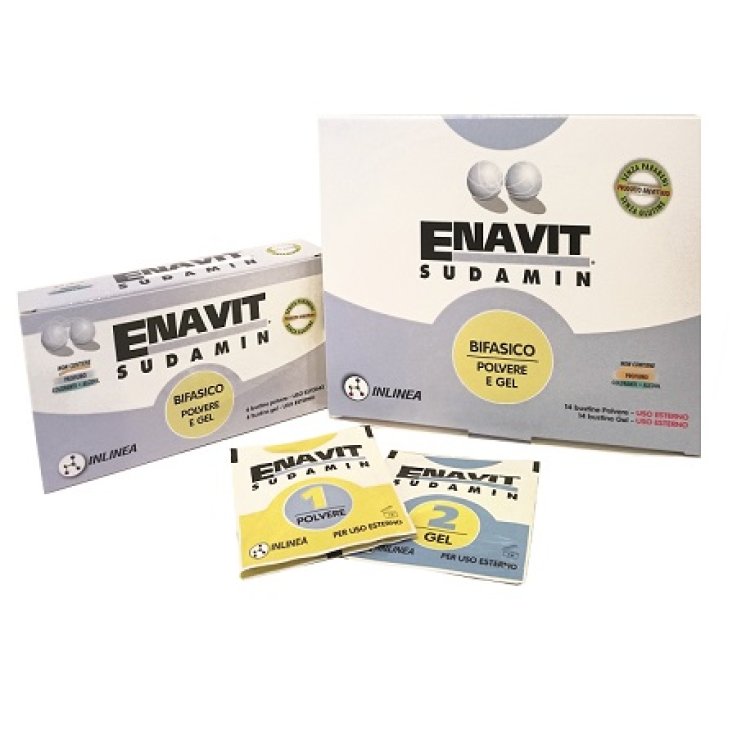 ENAVIT SUDAMIN BIFASICO 6 BUSTINE POLVERE + 6 BUSTINE GEL