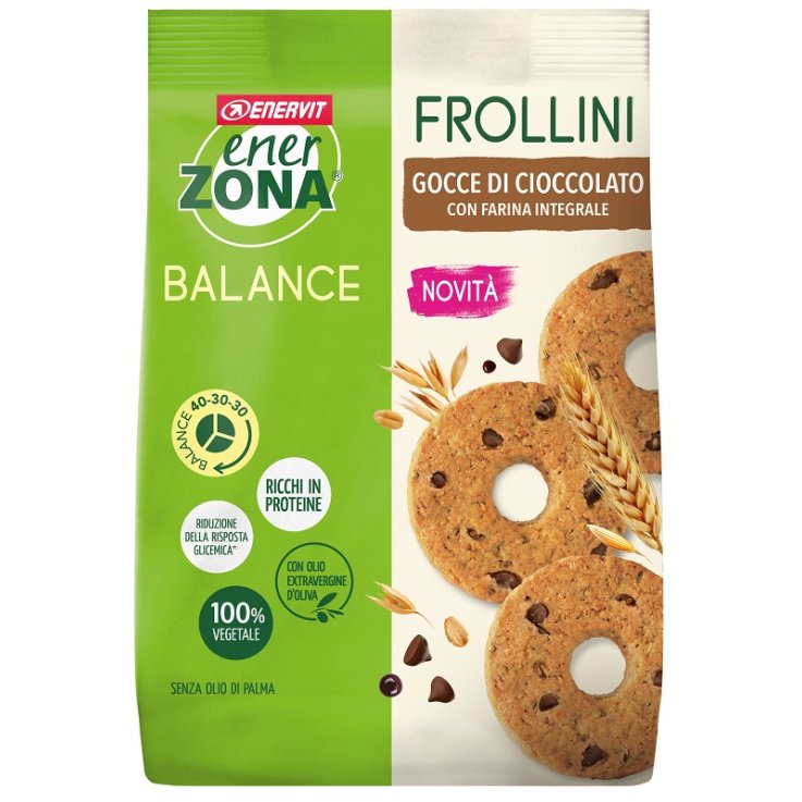 ENERZONA FROLLINI INTEGRALE GOCCE CIOCCOLATO 250 G ENERZONA FROLLINI INTEGRALE GOCCE CIOCCOLATO 250 G