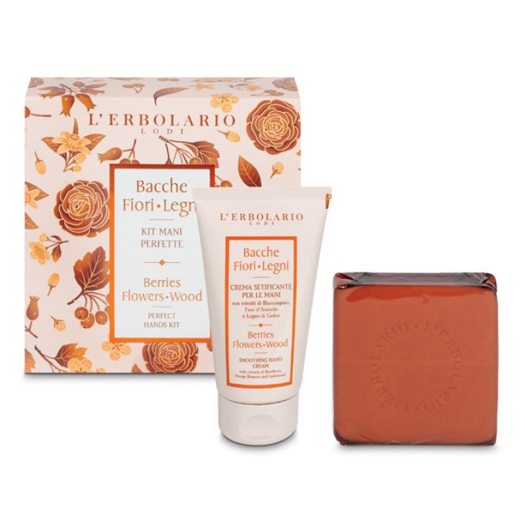 BACCHE FIORI LEGNI KIT MANI PERFETTE SAPONE 100 G + CREMA MANI 75 ML EDIZIONE LIMITATA