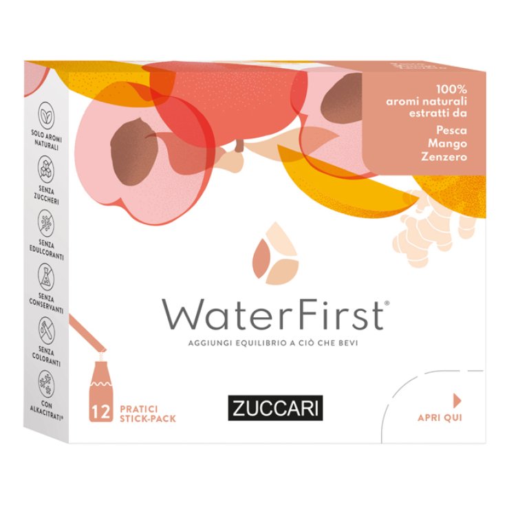 WATER FIRST PESCA-MANGO-ZENZERO 12 STICK PACK WATER FIRST PESCA-MANGO-ZENZERO 12 STICK PACK