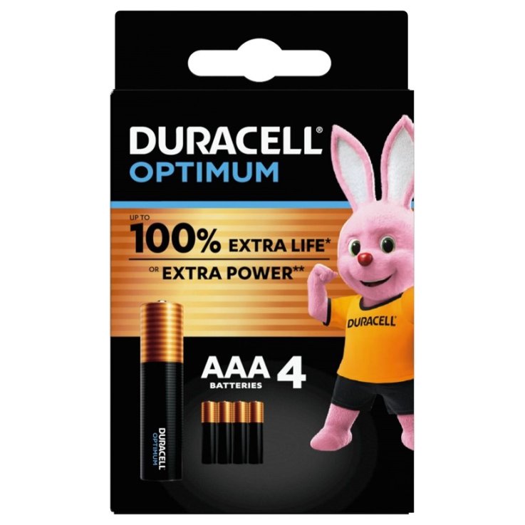 DURACELL OPTIMUM AAA B4 4pz DURACELL OPTIMUM AAA B4 4pz