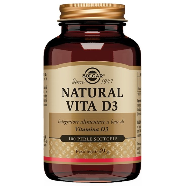 NATURAL VITA D3 100 Prl.SOLGAR NATURAL VITA D3 100 Prl.SOLGAR