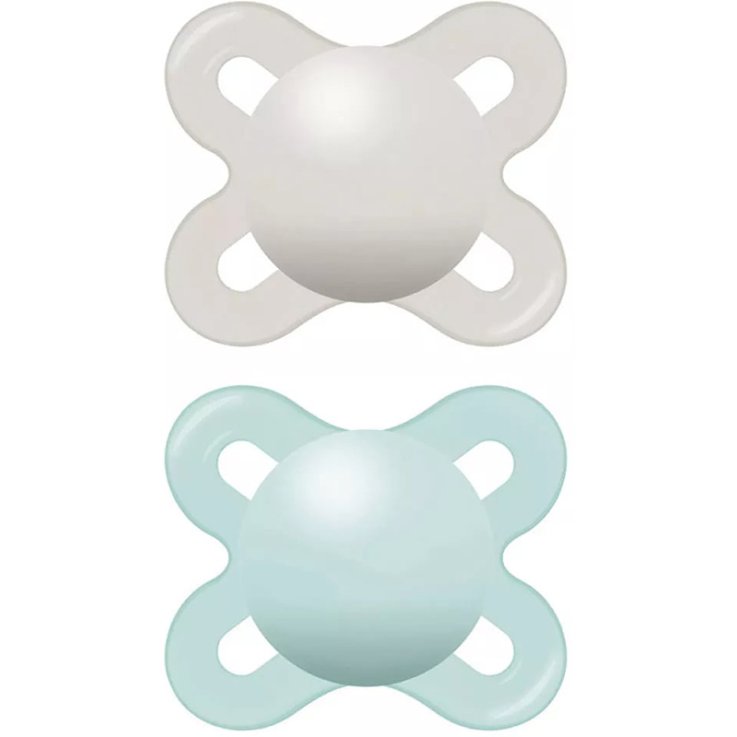 MAM SUCCHIETTO ORIGINAL START 0-2 MESI SILICONE NEUTRO 2 PEZZI