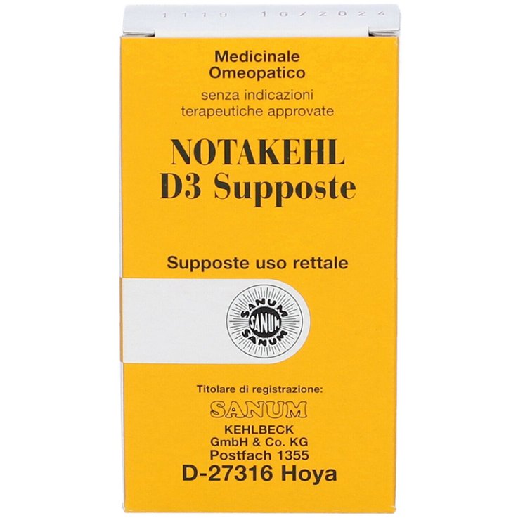 IMO SANUM NOTAKEHL D3 10 Supp. IMO SANUM NOTAKEHL D3 10 Supp.