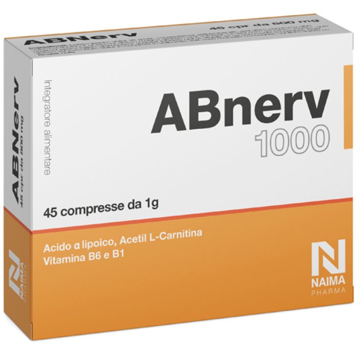 ABNERV*1000 45 Cpr 800mg ABNERV*1000 45 Cpr 800mg