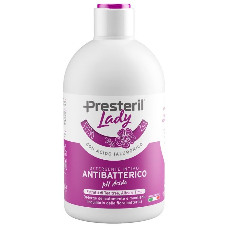 LADY PRESTERIL  DETERGENTE INTIMO ANTIBATTERICO/PH ACIDO 250ML