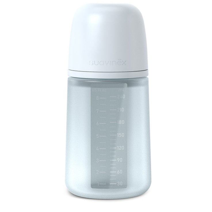 SUAVINEX COLOR ESSENCE BIBERON SILICONE DA 240ML AZZURRO
