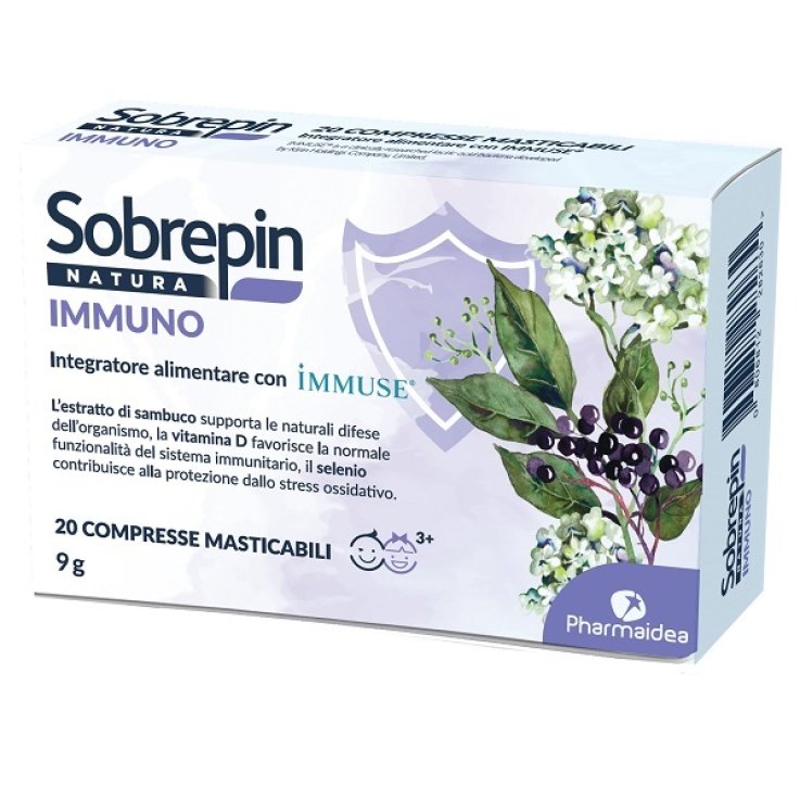 SOBREPIN NATURA IMMUNO 20 COMPRESSE MASTICABILI