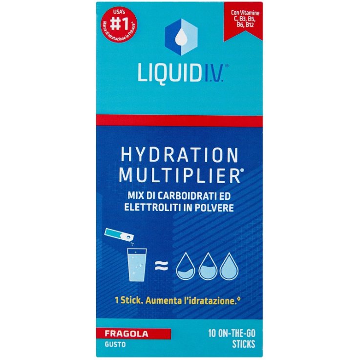 LIQUID IV HYDRATION MULTIPLIER FRAGOLA 10 STICK