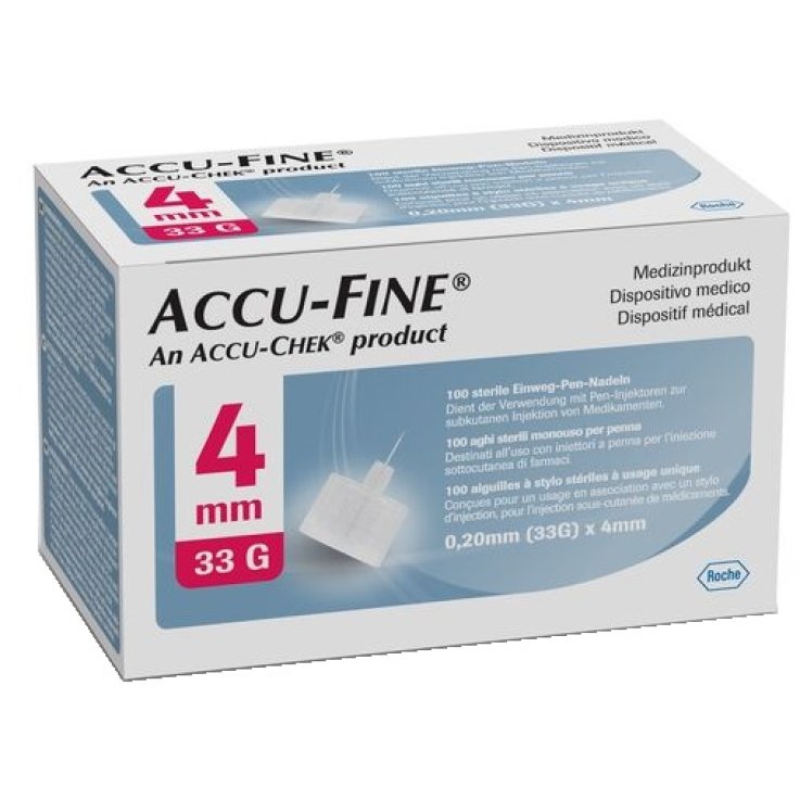 ACCUFINE Ago Ins.33g 4mm 100pz ACCUFINE Ago Ins.33g 4mm 100pz