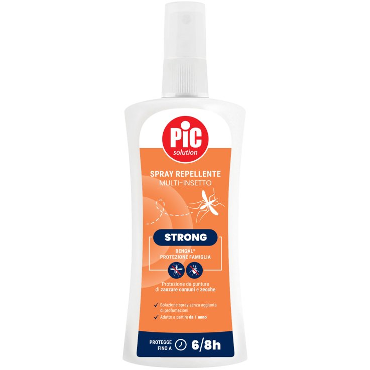 PIC SOLUTION BENGAL STRONG PROTEZIONE FAMIGLIA SPRAY REPELLENTE MULTI INSETTO 100 ML PIC SOLUTION BENGAL STRONG PROTEZIONE FAMIGLIA SPRAY REPELLENTE MULTI INSETTO 100 ML