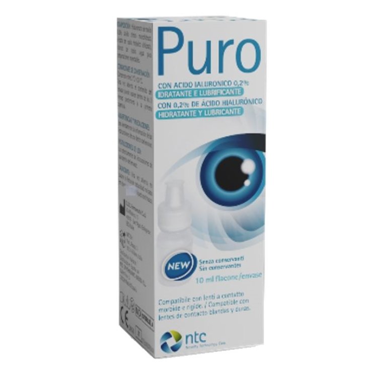 SOLUZIONE STERILE PER USO OFTALMICO PURO IDRATANTE E LUBRIFICANTE 0,2% ACIDO IALURONICO SENZA CONSERVANTI 10 ML SOLUZIONE STERILE PER USO OFTALMICO PURO IDRATANTE E LUBRIFICANTE 0,2% ACIDO IALURONICO SENZA CONSERVANTI 10 ML